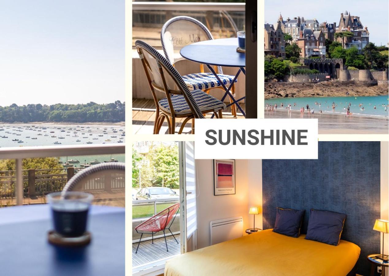 Sunshine - Appartement 2Pers - Terrasse Vue Mer - 디나르 외부 사진